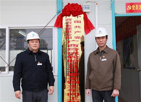 發(fā)揮戰(zhàn)斗堡壘作用！冶建又一個項目部黨支部揭牌