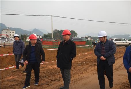 清遠市陽山縣長廖敬華到黎埠鎮(zhèn)市政路網(wǎng)工程調(diào)研