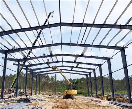 【奮戰(zhàn)三季度 打贏攻堅(jiān)戰(zhàn)】深圳分公司和睦產(chǎn)業(yè)園項(xiàng)目全力趕工期搶進(jìn)度